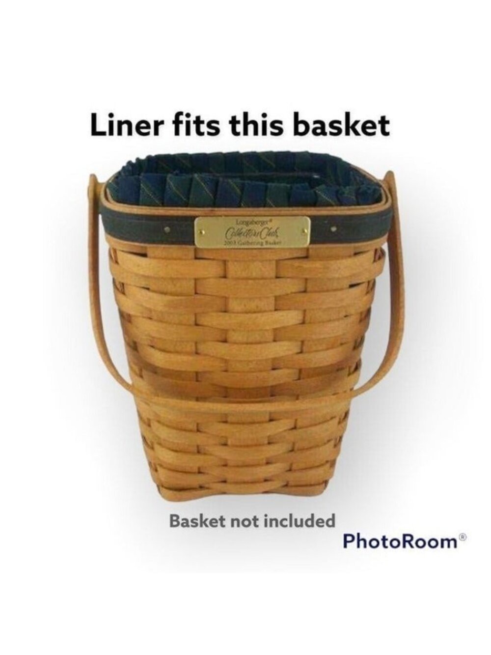 Longaberger Liner for 2003 CC Gathering Basket - Picture 4 of 6